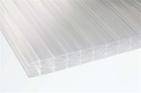 25mm Clear Multiwall Polycarbonate Sheet 4000 X 2100mm Uk