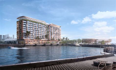 darwin convention centre hotel starts waterfront transformation