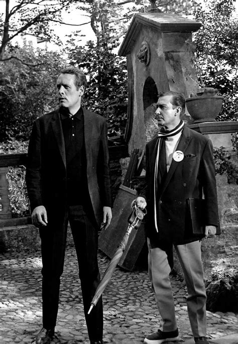 Number Six (Patrick McGoohan) is given a tour of The Village by Number ...