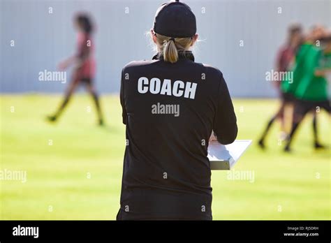 Woman Football Coach Stock Photos Woman Football Coach Stock Images