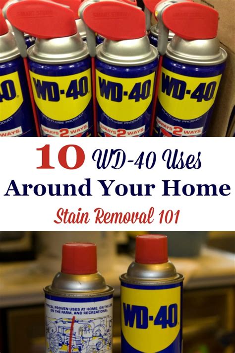 10 Wd 40 Uses Around Your Home For Cleaning Stain Removal More