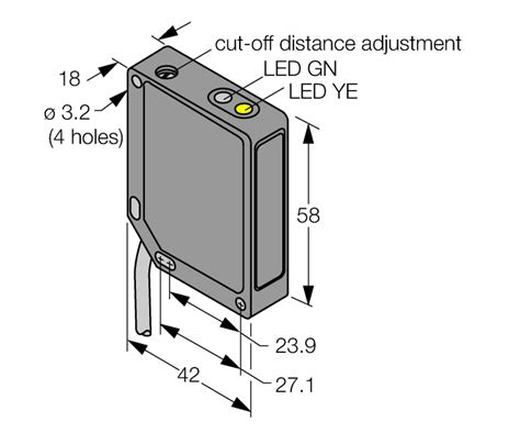 Opto Sensor Reflexionslichttaster Mit Einstellbarer