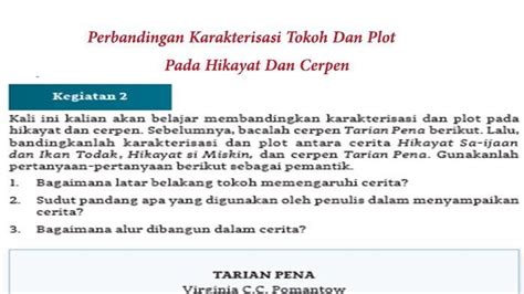 Materi Soal Dan Kunci Jawaban Bahasa Indonesia Kelas 10 Halaman 63 Kegiatan 2 Kurikulum Merdeka