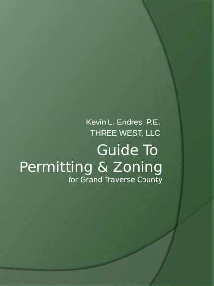 PPTX Guide To Permitting Zoning For Grand Traverse County DOKUMEN