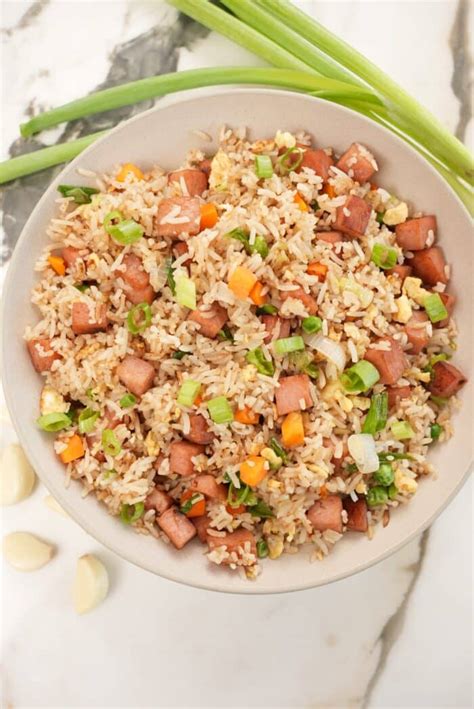 15 Min Spam Fried Rice - Quick + Easy! (VIDEO) - CJ Eats Recipes