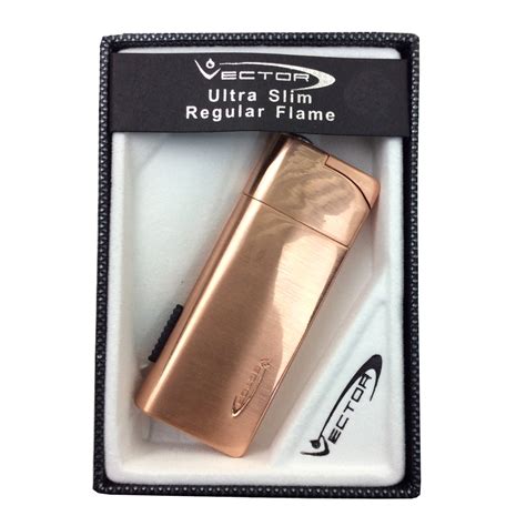 Vector Optimus Copper Gold Satin Lighter W Extender