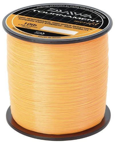 Daiwa New Tournament Monofilament Fishing Line Orange 15lb Tfmo150