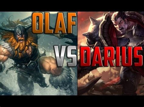 Olaf League Of Legends Top Lane Olaf Vs Darius How To Play Olaf Top