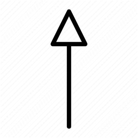 Above Arrow Arrows Direction High Sign Up Icon