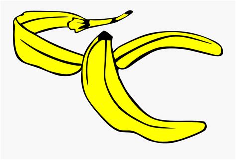 Banana Peel Clip Art Png , Free Transparent Clipart - ClipartKey