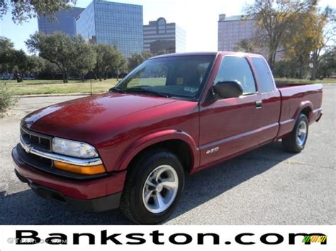 2002 Dark Cherry Red Metallic Chevrolet S10 Ls Extended Cab 57872109 Car Color