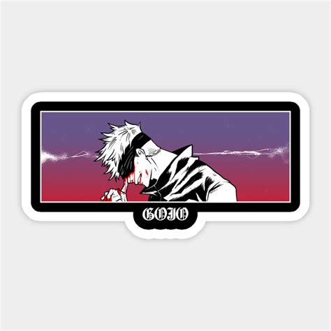 satoro gojo sticker stickers custom stickers funny stickers