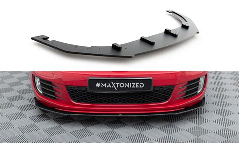 Racing Durability Front Splitter V Volkswagen Golf Gti Mk Black