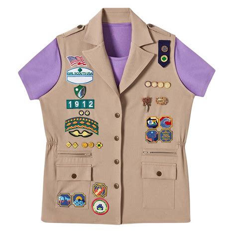 Official Cadette Senior Ambassador Cargo Vest Girl Scout Shop