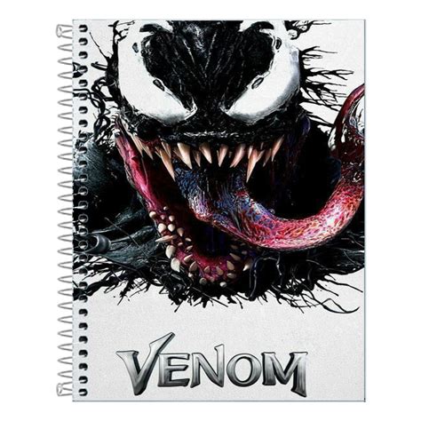 Caderno Do Venom - Caderno Capa dura Venom 1,10 ou 20 Matérias | Shopee Brasil