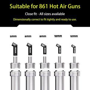 Mechanic In Diagonal Air Gun Nozzle Set For DW Pro Hot Air Gun Rework Station Martview