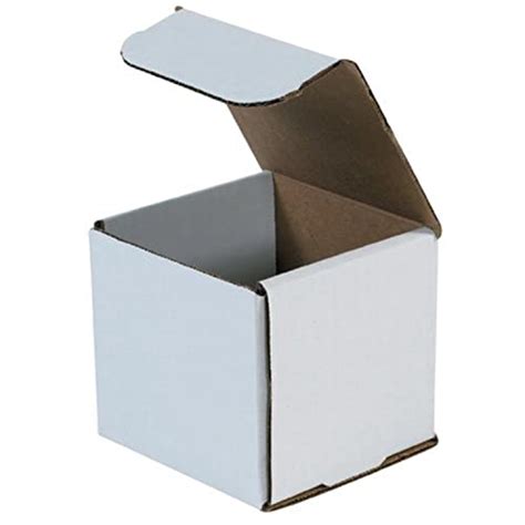 Amazon Aviditi White Corrugated Cardboard Mailing Boxes 3 X 3 X 3