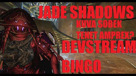 WARFRAME JADE SHADOWS Devstream Bingo Predictions Dante Unbound