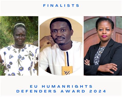 Eu Human Rights Defenders Award Three Shortlisted Nominees