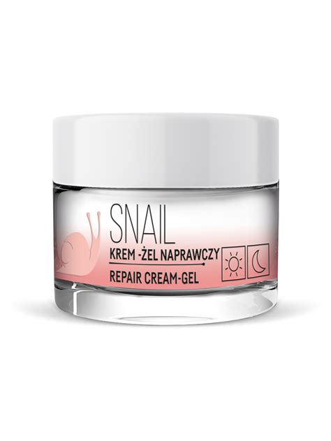 Zestaw SNAIL Elixir Koncentrat regenerujący Krem żel naprawczy Floslek