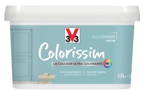 Peinture COLORISSIM Satin 2 5L Bleu Scandinave ENVAIN MATERIAUX