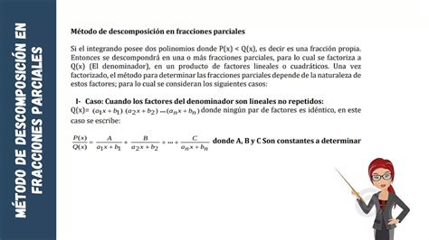 Tema Descomposici N En Fracciones Parciales Ppt