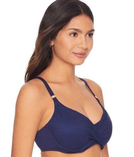 Fantasie Ink Ottawa Underwire Wrap Full Cup Bikini Swim Top Us Dd