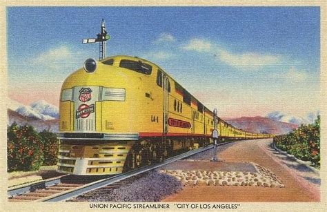 Union Pacific Streamliner Train City Of Los Angeles