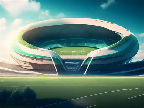 Experimentar Lo Extraordinario Abrazar El Futurista Estadio De Fútbol