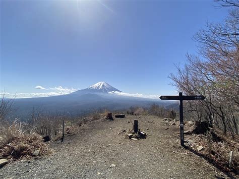 烏帽子岳、パノラマ台、中之倉で富士山見てきた♪ へろへろ隊長さんの三方分山・パノラマ台の活動データ Yamap ヤマップ