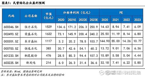 恒力石化sh600346 恒力石化2021年半年报中的各业务的分解，炼化：100亿年 估值1000亿（10pe 雪球