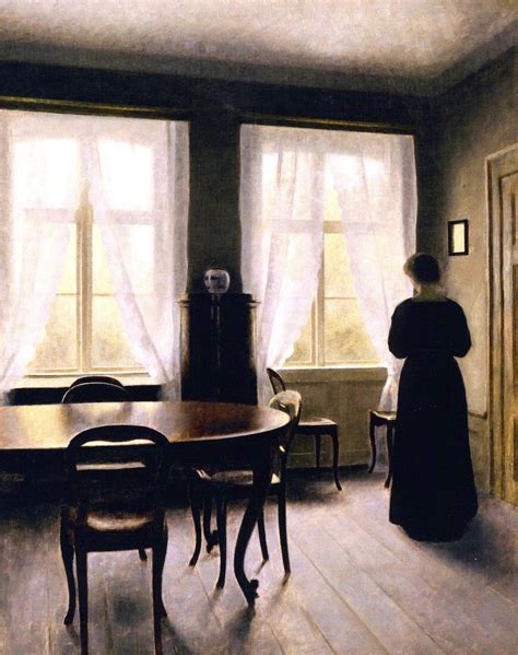 Vilhelm Hammershoi 1864 1916 Was A Danish Painter He Is Known For