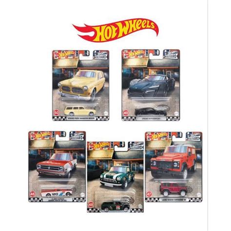 Hot Wheels Premium Boulevard Volvo Datsun Pickup Lykan Hypersport Mini