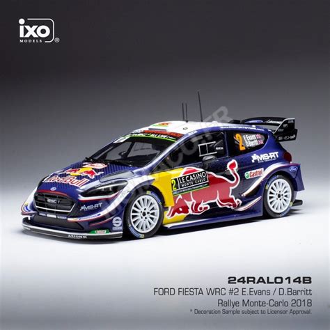 Miniature Ford Fiesta Wrc Evans Barritt Equipe Ms Sport Re Ixo