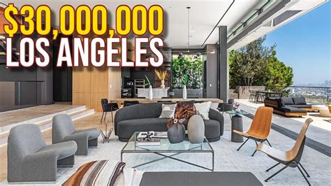 Inside 30000000 Los Angeles Hill Top Mega Mansion Youtube