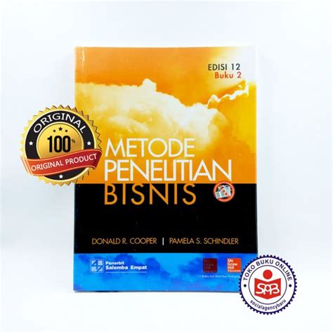 Jual Metode Penelitian Bisnis Buku 2 Edisi 12 Donald R Cooper Di