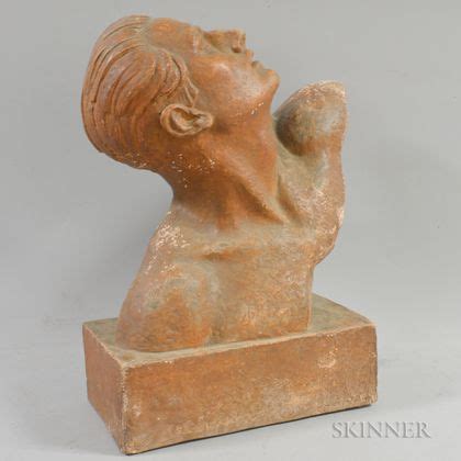 Sold At Auction Demetre Chiparus Art Deco Terra Cotta Olympian Bust