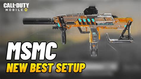 MSMC No Recoil Setup CODM MSMC Best Attachments Gunsmith Cod Mobile