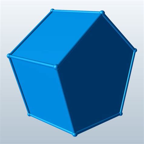 pentagonal prism    model obj stl freed