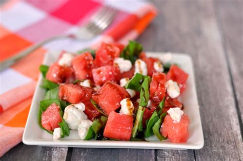 Watermelon Goat Cheese Salad My Suburban Kitchen