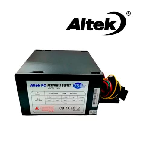 Fuente De Poder Slim Mini Atx Altek De W Conector Xsata Xide Tecnit