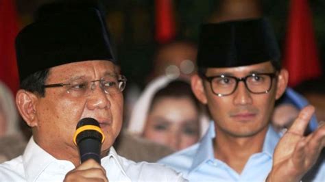 Prabowo Subianto Dan Sandiaga Uno Nyatakan Siap Maju Pilpres 2024