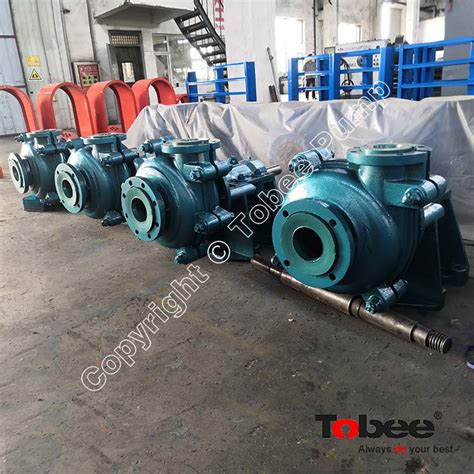 Tobee X C Ah Horizontal Centrifugal Slurry Pump For High Velocity