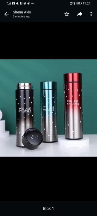 Water Bottle Smart Vacuum Hot And Cold Ml Stainless Steel Thermos Water Tea Coffee