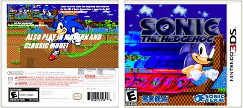 Viewing Full Size Sonic The Hedgehog Box Cover