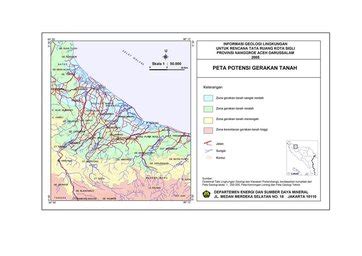 Peta Gerakan Tanah Lhokseumawe Katalog Peta Banda Aceh