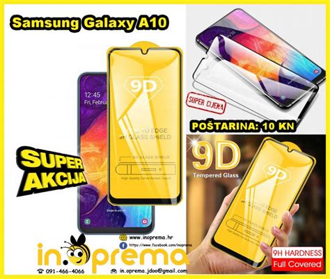 Samsung Galaxy A Kaljeno Staklo Zastitno Staklena Folija D A