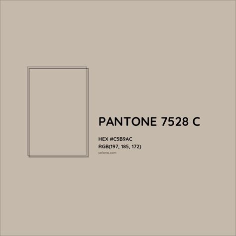 About PANTONE 7528 C Color - Color codes, similar colors and paints ...