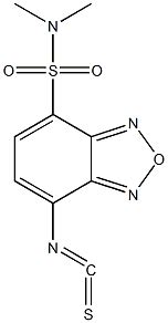 4 N N 二甲氨基磺酰基 7 异硫氰基 2 1 3 苯并噁二唑 DBD NCS 147611 81 2 参数分子结构式图谱信息