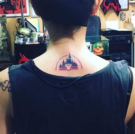 33 Exquisite Disney Castle Tattoo Designs TattooBlend Disney